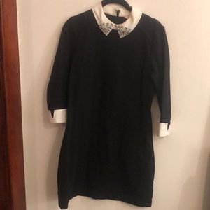 Ted Baker dress with bejeweled collar